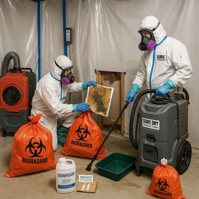 Contaminated Water Handling Protocols process in Granville South, OH