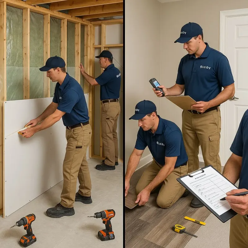Repairs and Reconstruction process in Granville South, OH